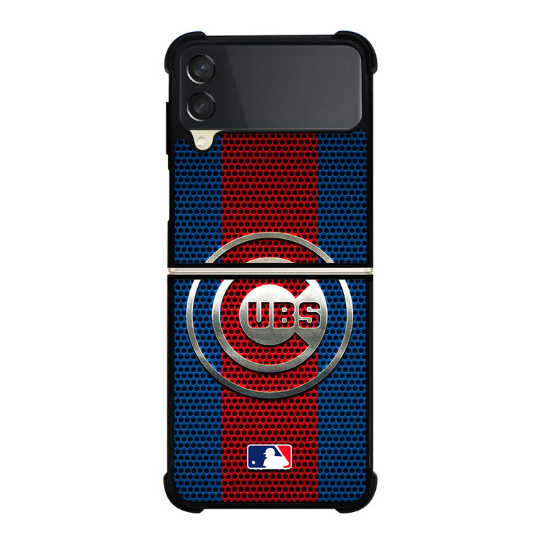 CHICAGO CUBS METAL LOGO Samsung Galaxy Z Flip 3 Case Cover
