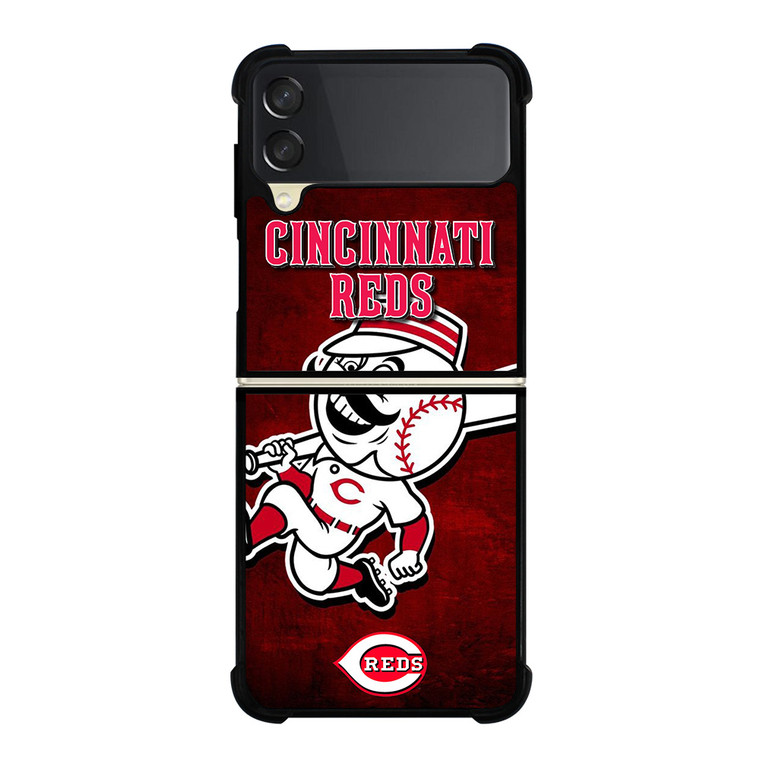 CINCINNATI REDS LOGO BASEBALL Samsung Galaxy Z Flip 3 Case Cover