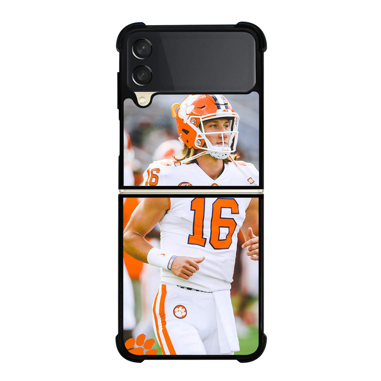CLEMSON FOOTBALL TREVOR LAWRENCE Samsung Galaxy Z Flip 3 Case Cover CLEMSON FOOTBALL TREVOR LAWRENCE Samsung Galaxy Z Flip 3 Case Cover