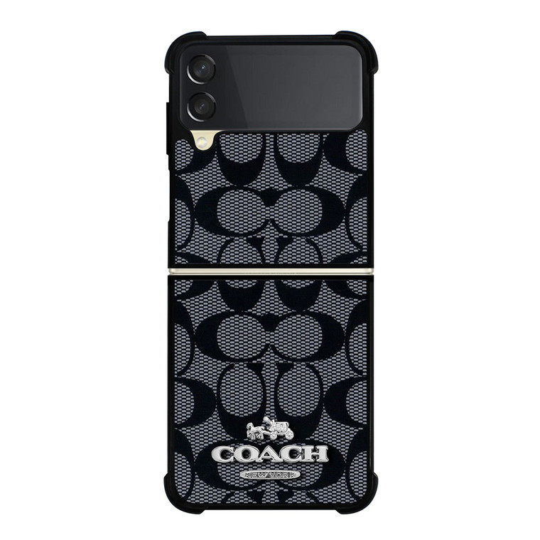 COACH NEW YORK PATTERN 2 Samsung Galaxy Z Flip 3 Case Cover