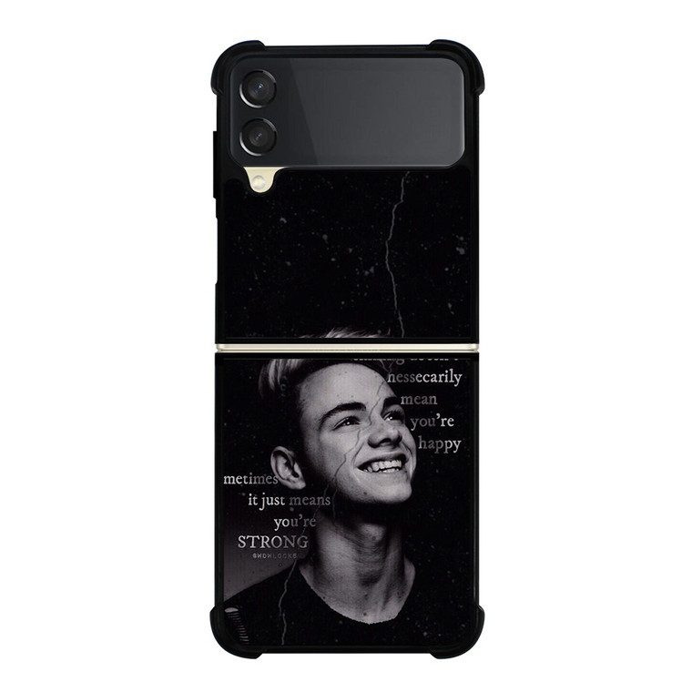 CORBYN BESSON WHY DON'T WE QUOTES Samsung Galaxy Z Flip 3 Case Cover