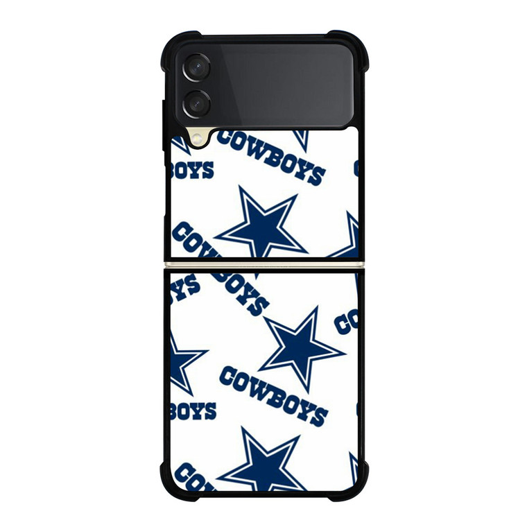 DALLAS COWBOYS LOGO PATTERN Samsung Galaxy Z Flip 3 Case Cover
