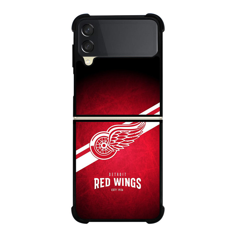 DETROIT RED WINGS NHL TEAM LOGO Samsung Galaxy Z Flip 3 Case Cover