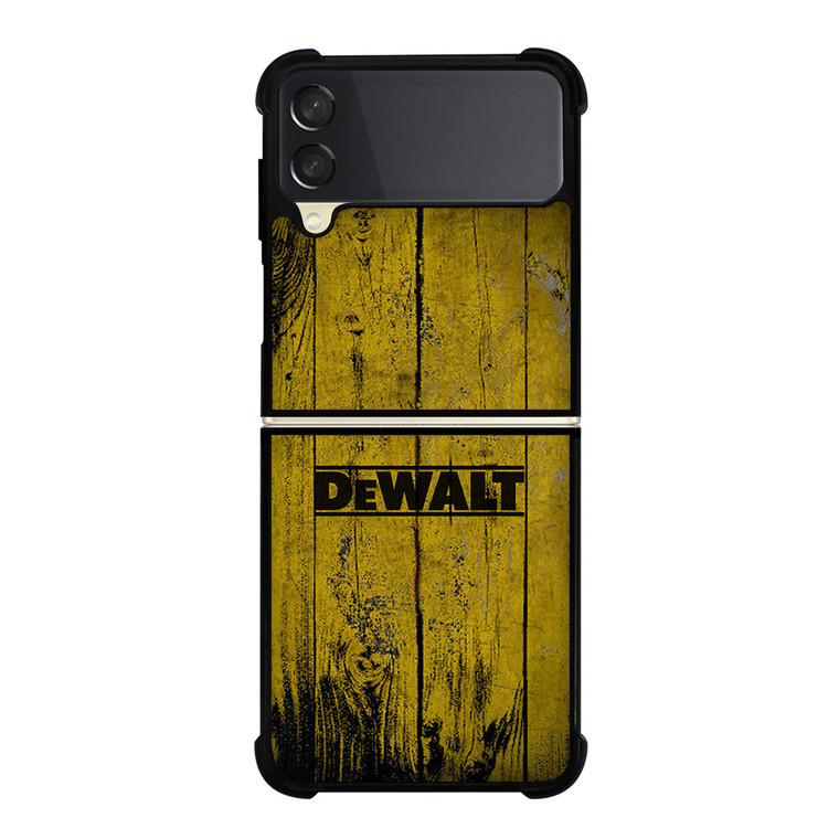 DEWALT WOODEN LOGO Samsung Galaxy Z Flip 3 Case Cover