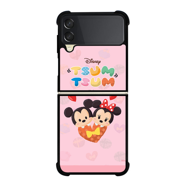 DISNEY TSUM TSUM MINNIE AND MICKEY MOUSE Samsung Galaxy Z Flip 3 Case Cover DISNEY TSUM TSUM MINNIE AND MICKEY MOUSE Samsung Galaxy Z Flip 3 Case Cover