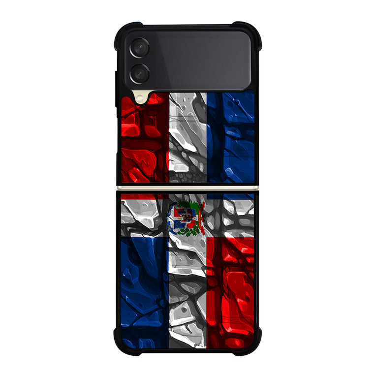 DOMINICAN REPUBLIC FLAG Samsung Galaxy Z Flip 3 Case Cover