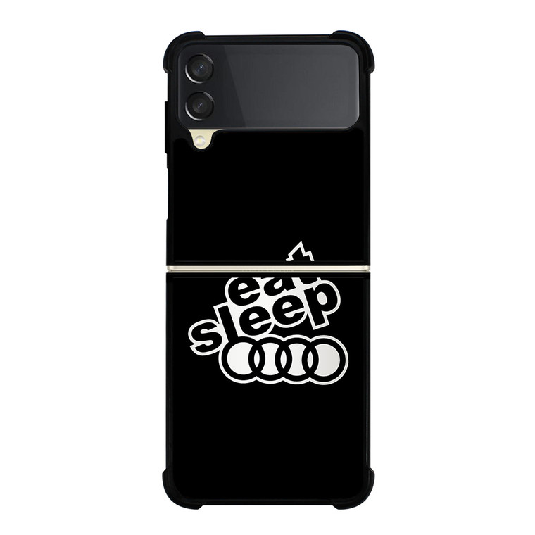 EAT SLEEP AUDI Samsung Galaxy Z Flip 3 Case Cover