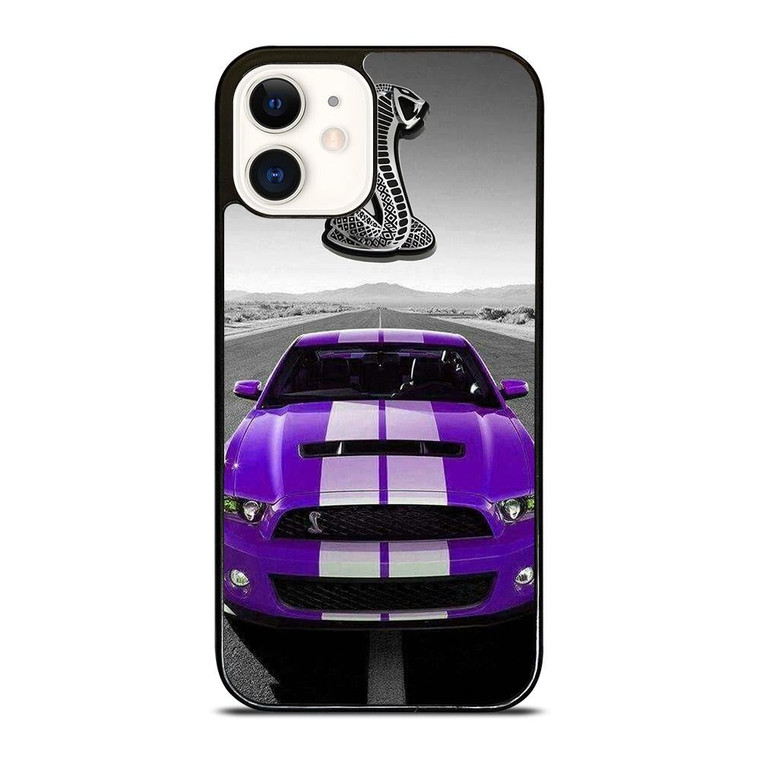 FORD MUSTANG SHELBY PURPLE iPhone 12 Case Cover