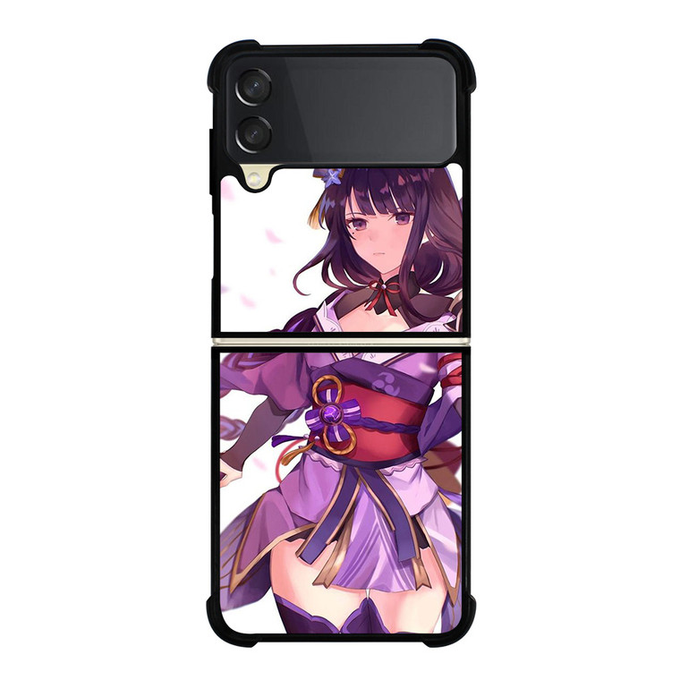 GENSHIN IMPACT RAIDEN SHOGUN Samsung Galaxy Z Flip 3 Case Cover
