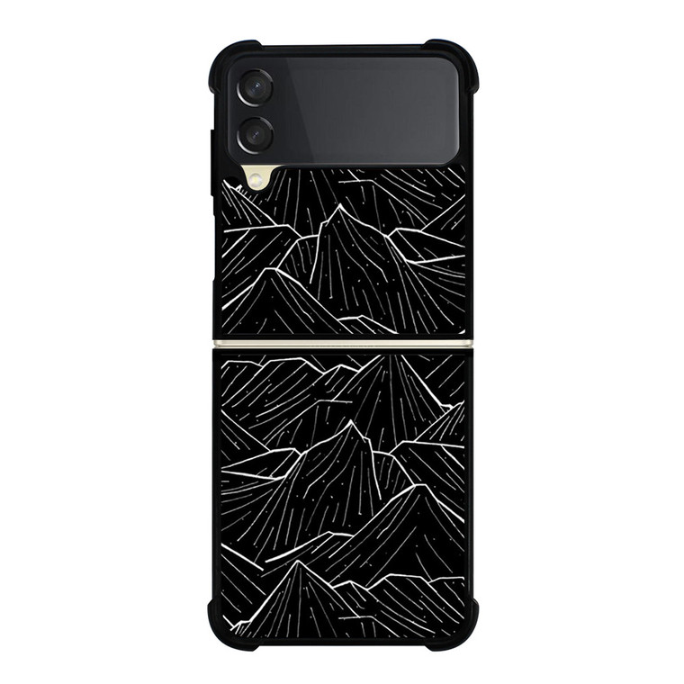 HAND DRAWING DARK MOUNTAIN Samsung Galaxy Z Flip 3 Case Cover