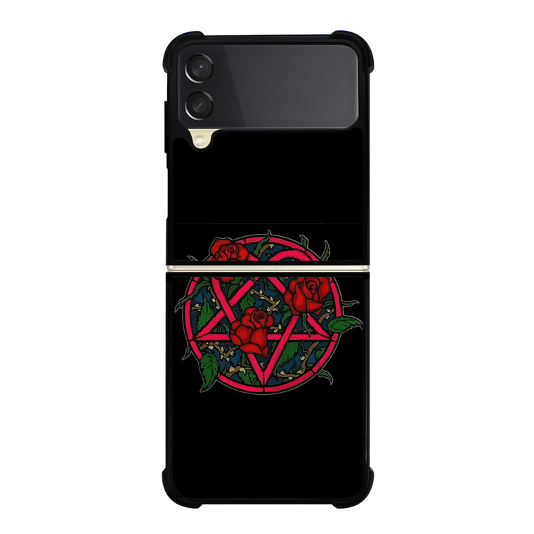 HIM BAND HEARTAGRAM FLOWER Samsung Galaxy Z Flip 3 Case Cover