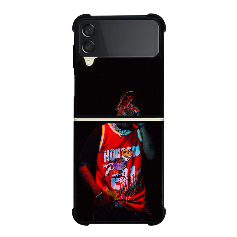 HOUSTON ROCKETS TRAVIS SCOTT Samsung Galaxy Z Flip 3 Case Cover
