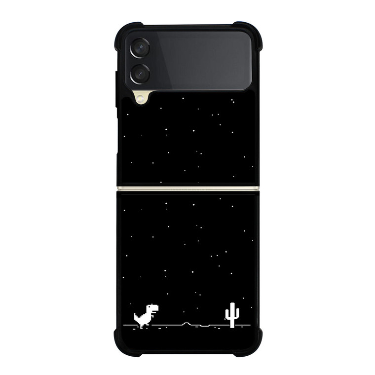 INTERNET ERROR DINOSAUR POLKADOTS Samsung Galaxy Z Flip 3 Case Cover