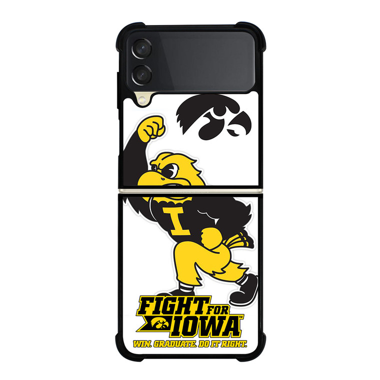 IOWA HAWKEYES MASCOT 2 Samsung Galaxy Z Flip 3 Case Cover