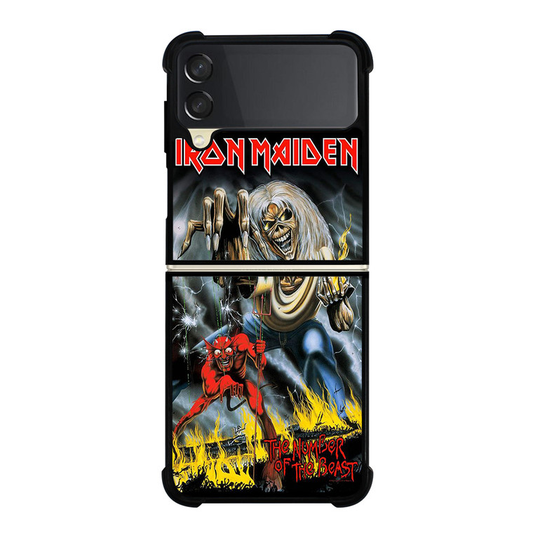 IRON MAIDEN THE NUMBER OF THE BEAST Samsung Galaxy Z Flip 3 Case Cover