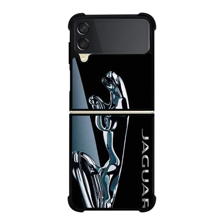 JAGUAR METAL LOGO 2 Samsung Galaxy Z Flip 3 Case Cover