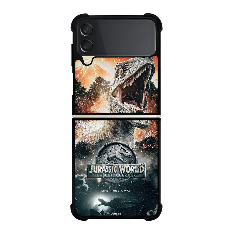 JURASSIC WORLD FALLEN KINGDOM POSTER Samsung Galaxy Z Flip 3 Case Cover