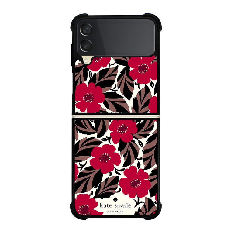 KATE SPADE FLOWER RED Samsung Galaxy Z Flip 3 Case Cover
