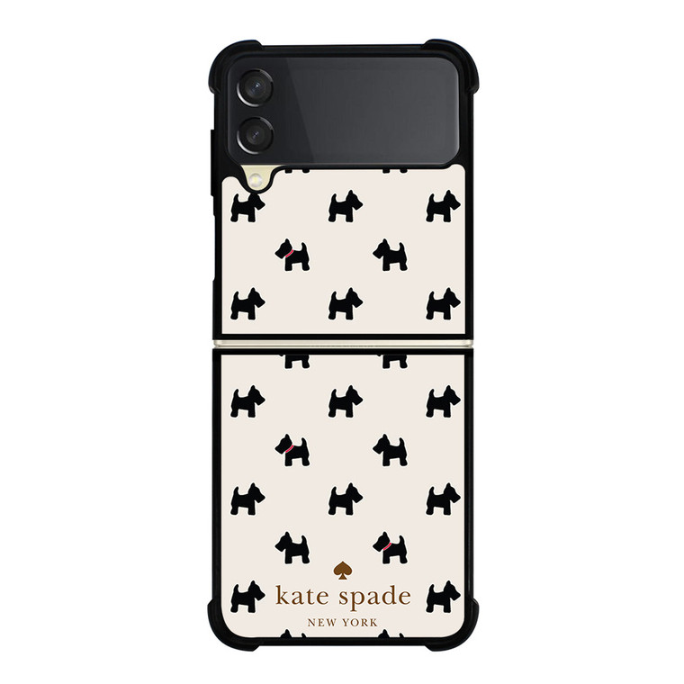KATE SPADE NEW YORK SCOTTIE Samsung Galaxy Z Flip 3 Case Cover KATE SPADE NEW YORK SCOTTIE Samsung Galaxy Z Flip 3 Case Cover