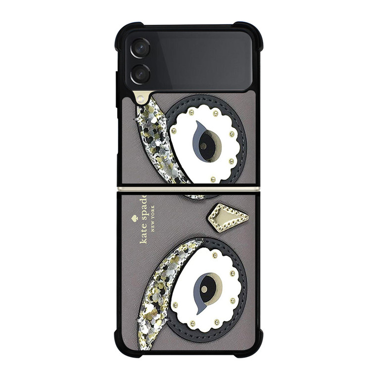 KATE SPADE OWL APPLIQUE Samsung Galaxy Z Flip 3 Case Cover
