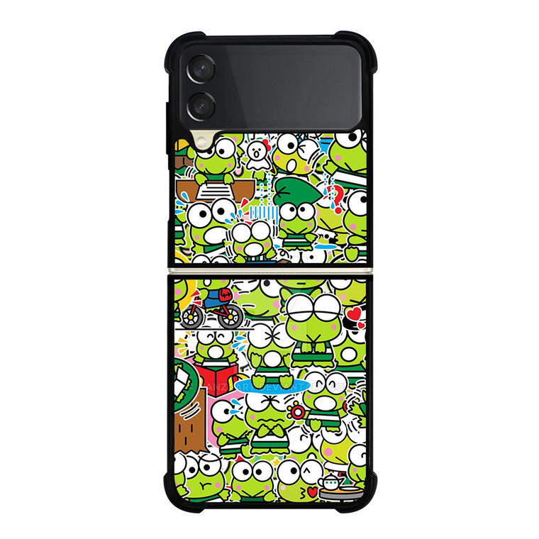 KEROPPI COLLAGE Samsung Galaxy Z Flip 3 Case Cover