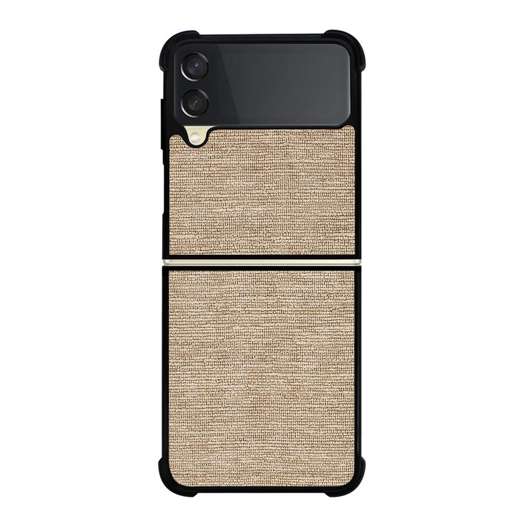 KHAKI FABRIC Samsung Galaxy Z Flip 3 Case Cover