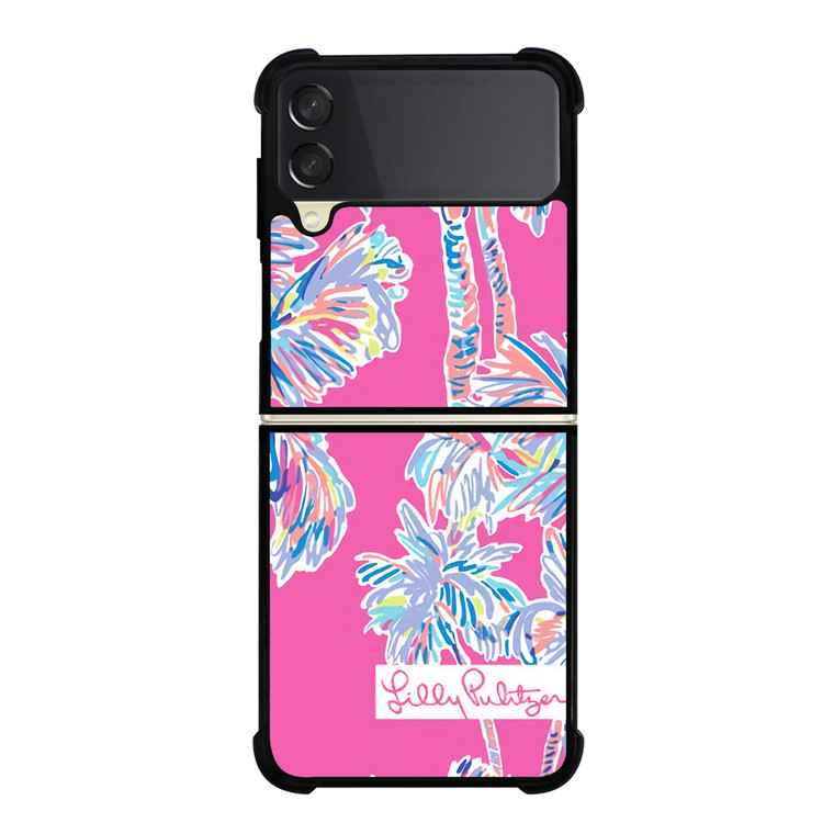 LILLY PULITZER PALM TREES Samsung Galaxy Z Flip 3 Case Cover