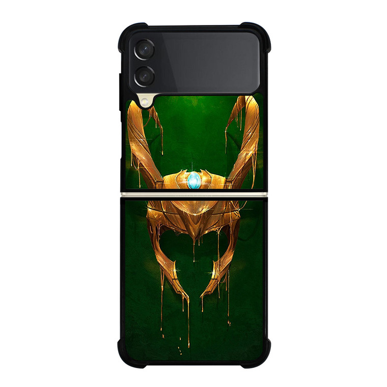 LOKI CROWN HELMET Samsung Galaxy Z Flip 3 Case Cover