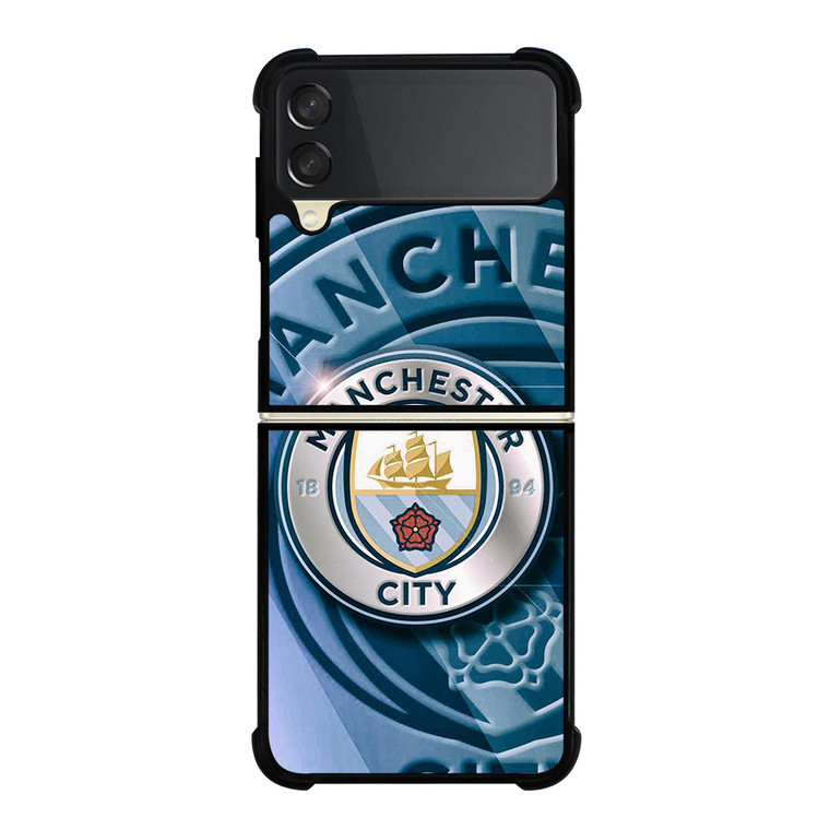 MANCHESTER CITY LOGO Samsung Galaxy Z Flip 3 Case Cover
