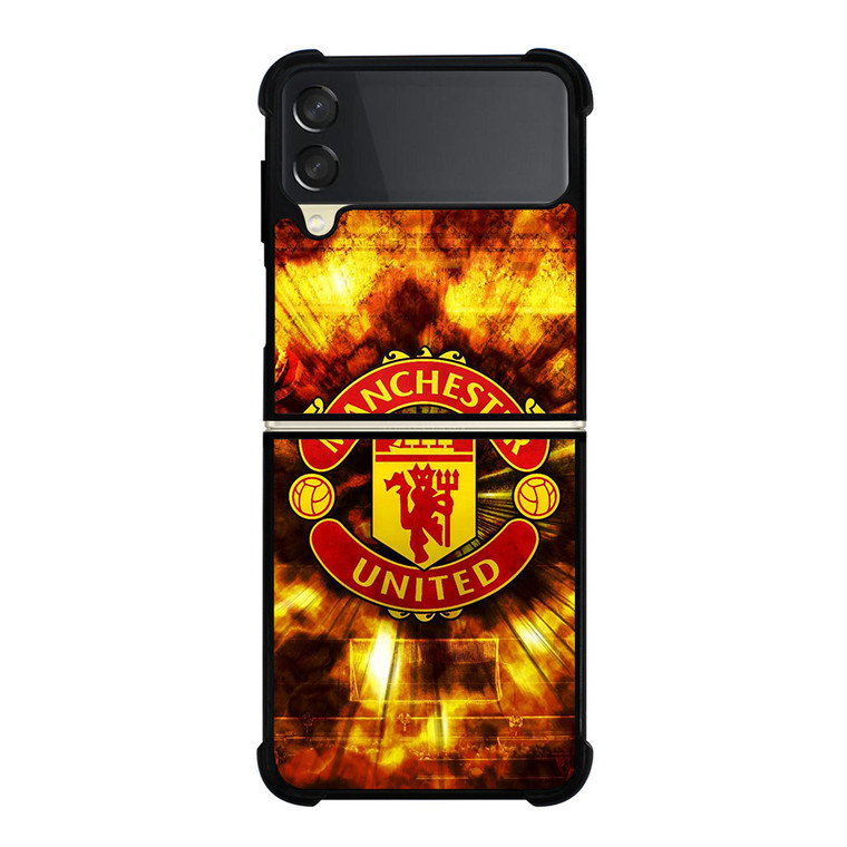 MANCHESTER UNITED FOOTBALL CLUB Samsung Galaxy Z Flip 3 Case Cover