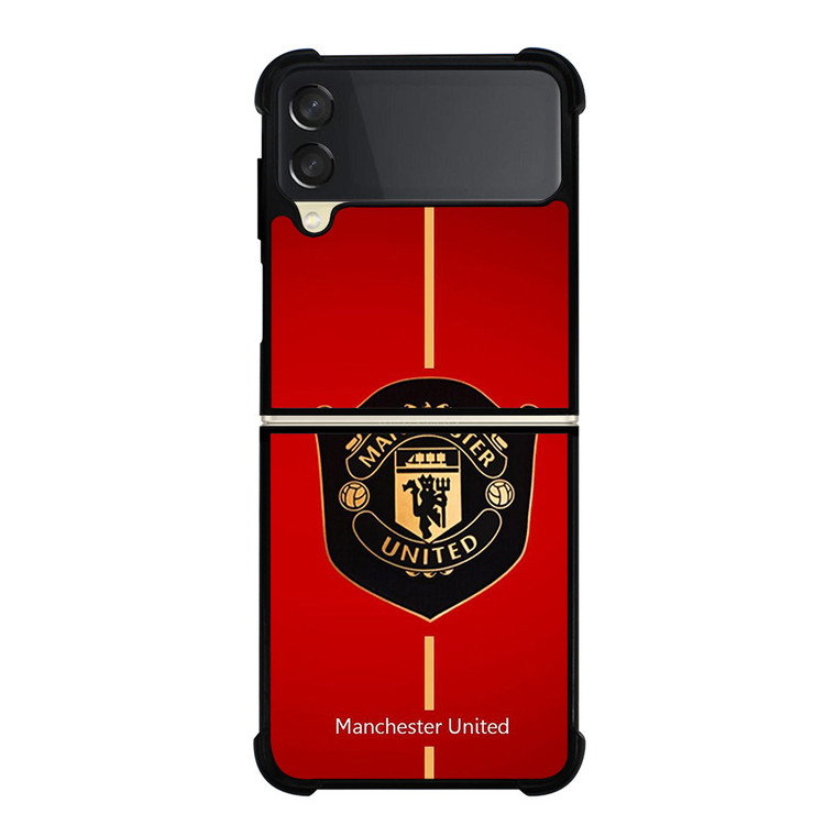 MANCHESTER UNITED MU LOGO Samsung Galaxy Z Flip 3 Case Cover