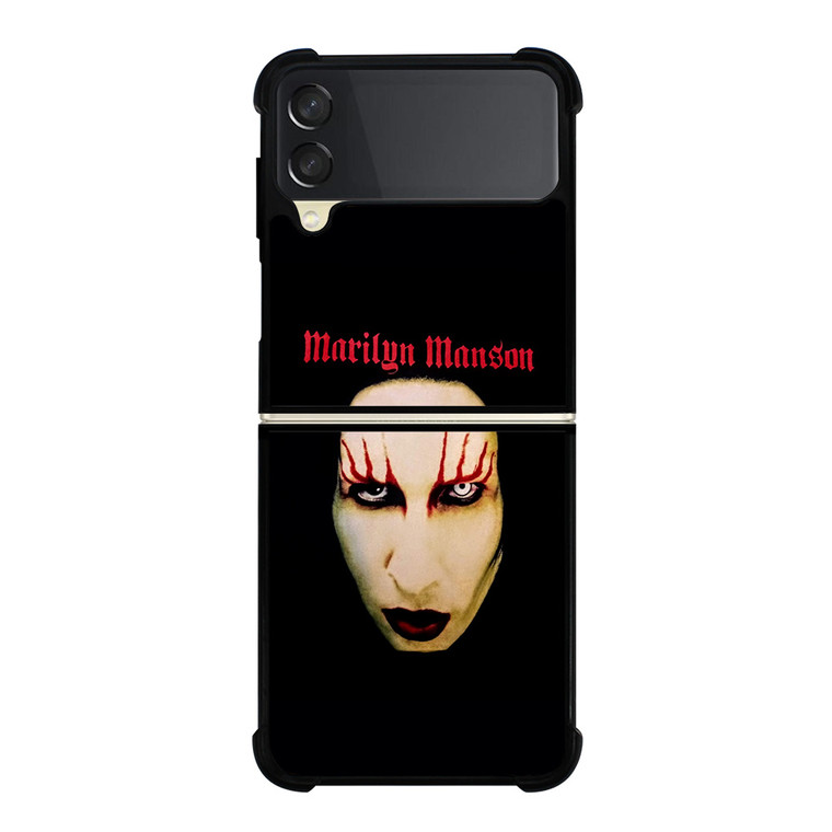 MARILYN MANSON SCARY FACE Samsung Galaxy Z Flip 3 Case Cover