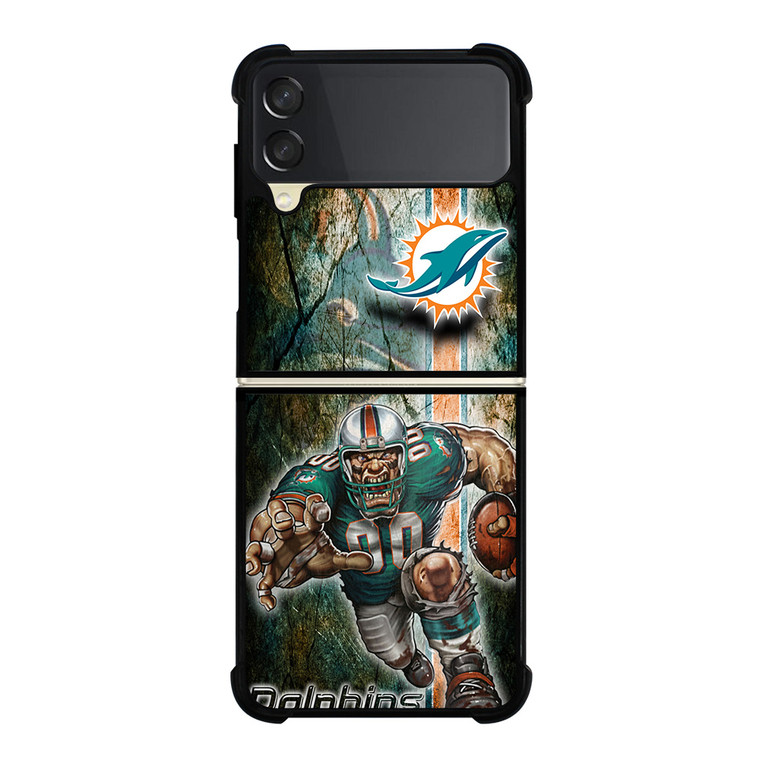 MIAMI DOLPHINS FOOTBALL Samsung Galaxy Z Flip 3 Case Cover