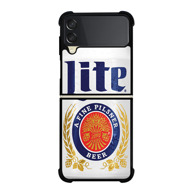 MILLER LITE BEER Samsung Galaxy Z Flip 3 Case Cover