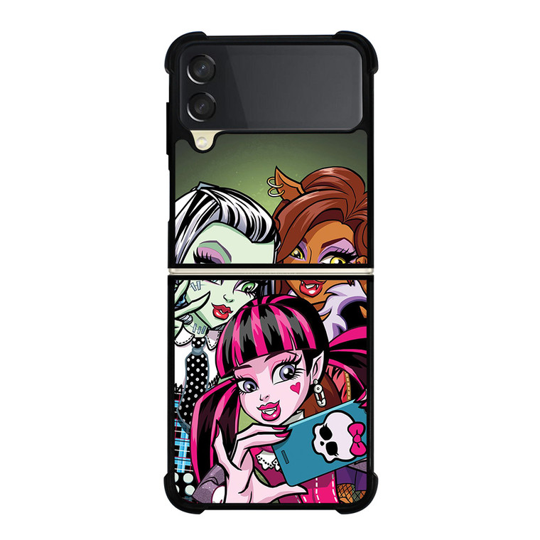 MONSTER HIGH SELFIE Samsung Galaxy Z Flip 3 Case Cover