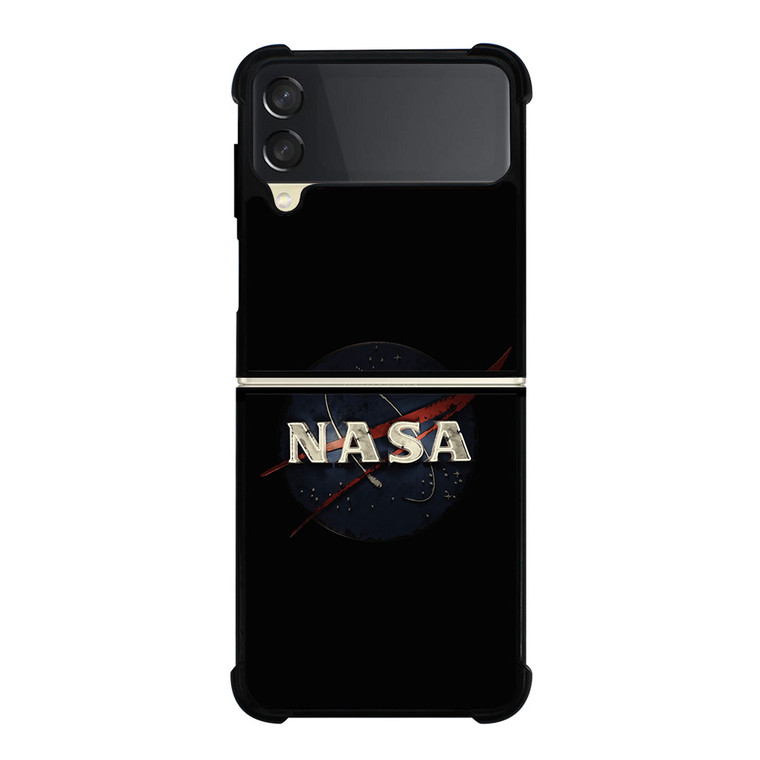 NASA METAL LOGO BADGE Samsung Galaxy Z Flip 3 Case Cover