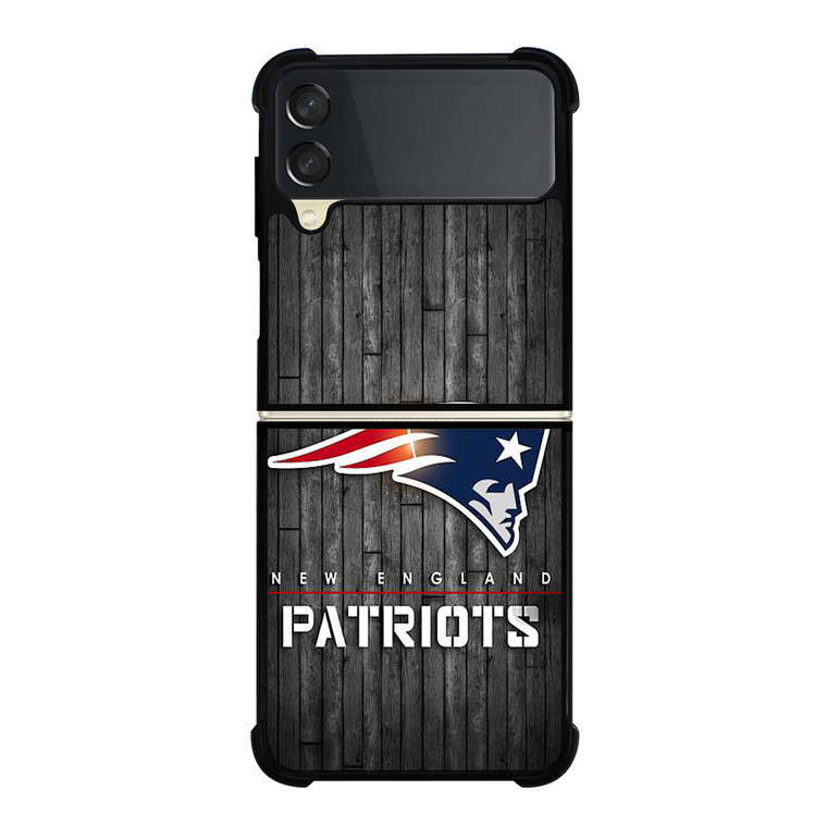 NEW ENGLAND PATRIOTS WOODEN LOGO Samsung Galaxy Z Flip 3 Case Cover
