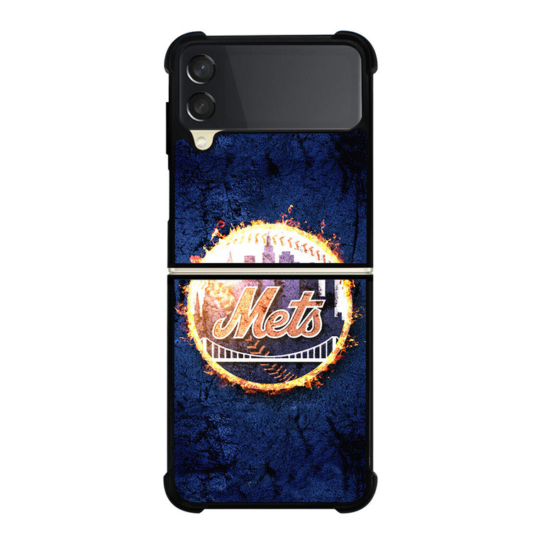 NEW YORK METS MLB Samsung Galaxy Z Flip 3 Case Cover