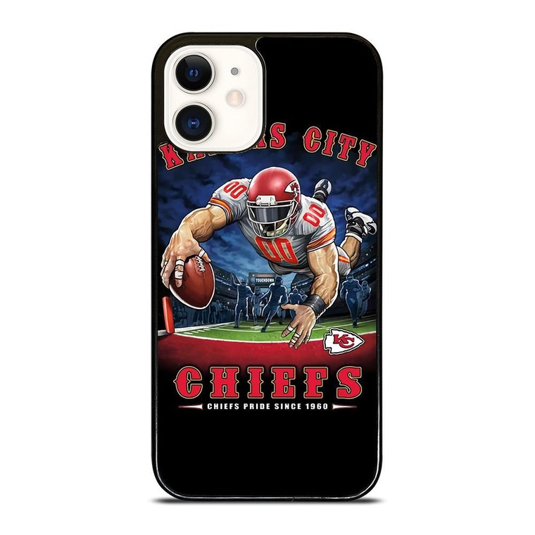 KANSAS CITY CHIEFS FOOTBALL ART iPhone 12 Case Cover