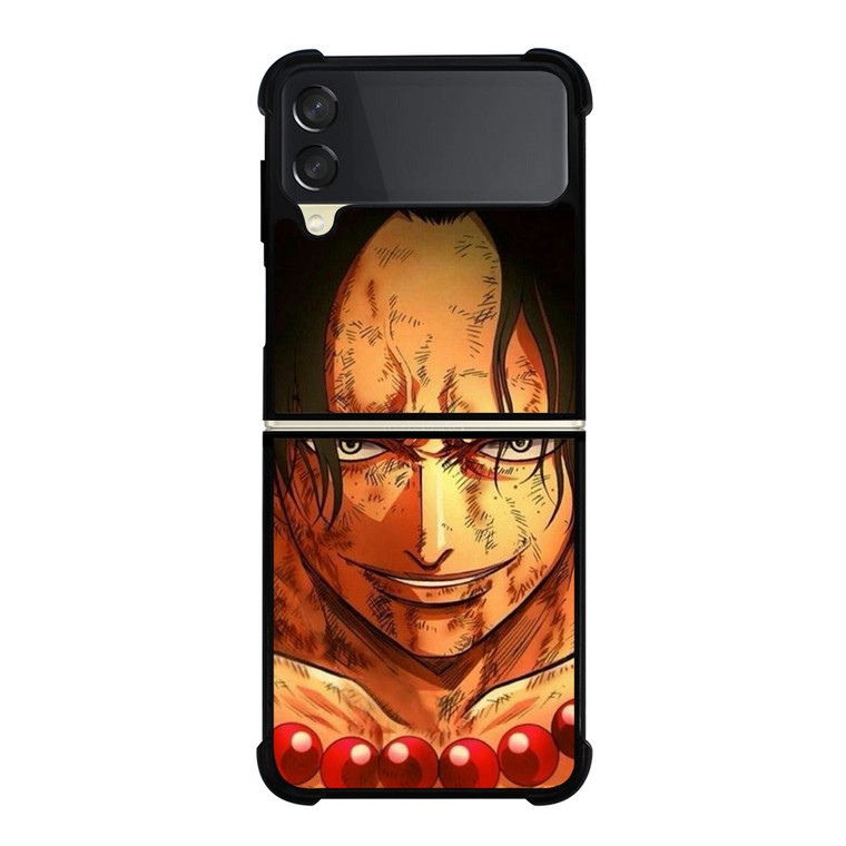 ONE PIECE ACE FACE Samsung Galaxy Z Flip 3 Case Cover