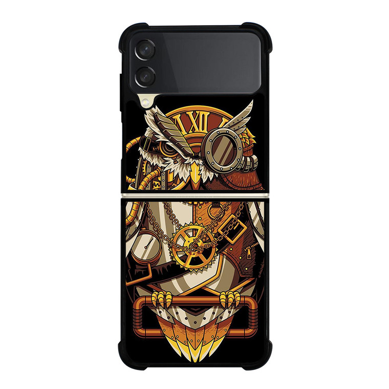 OWL STEAMPUNK Samsung Galaxy Z Flip 3 Case Cover