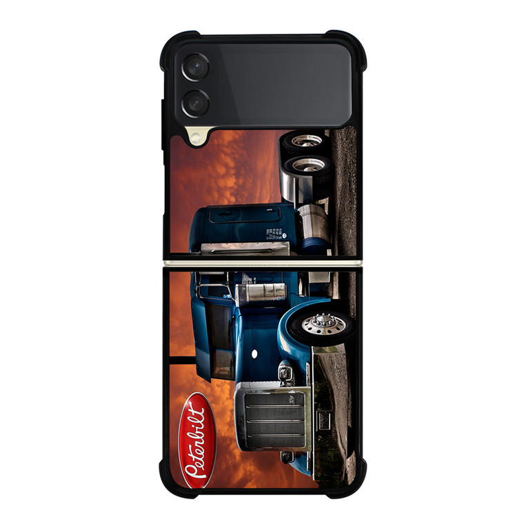 PETERBILT TRUCK BLUE Samsung Galaxy Z Flip 3 Case Cover