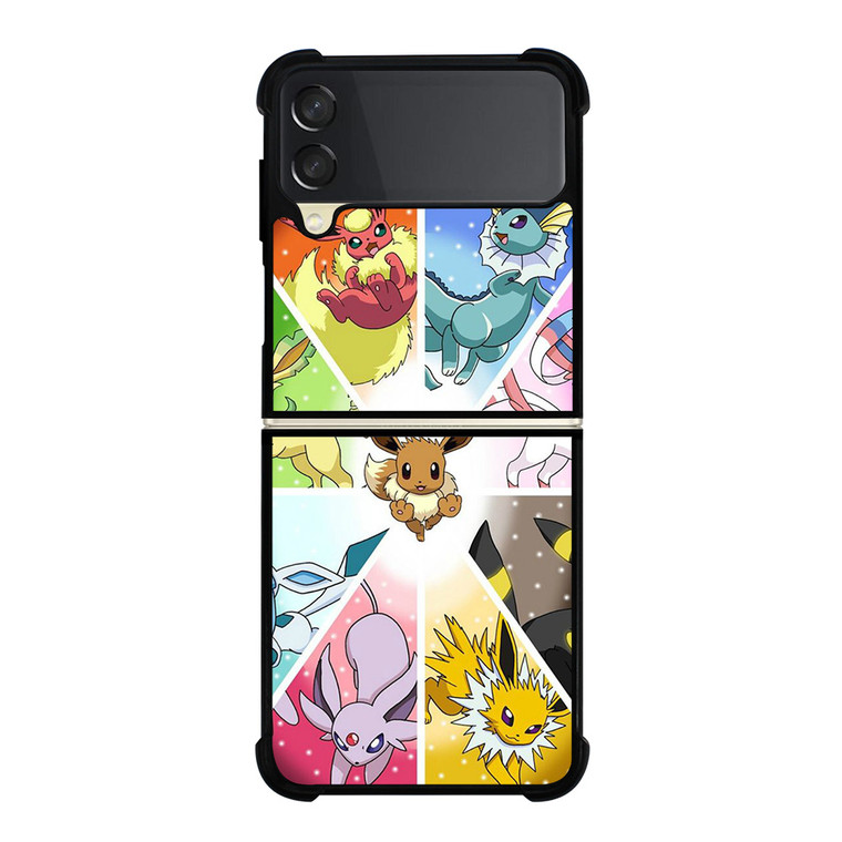 POKEMON ALL EEVEE Samsung Galaxy Z Flip 3 Case Cover POKEMON ALL EEVEE Samsung Galaxy Z Flip 3 Case Cover