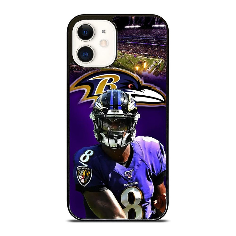 LAMAR JACKSON NFL BALTIMORE RAVENS iPhone 12 Case Cover