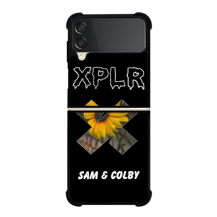 SAM AND COLBY XPLR SUN FLOWER Samsung Galaxy Z Flip 3 Case Cover