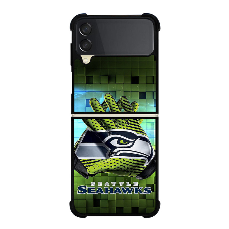 SEATTLE SEAHAWKS FOOTBALL LOGO Samsung Galaxy Z Flip 3 Case Cover
