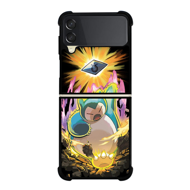SNORLAX POKEMON ART Samsung Galaxy Z Flip 3 Case Cover