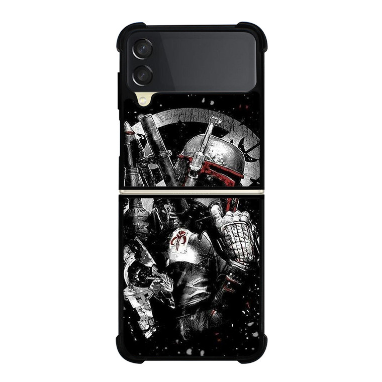 STAR WARS BOBA FETT ART Samsung Galaxy Z Flip 3 Case Cover