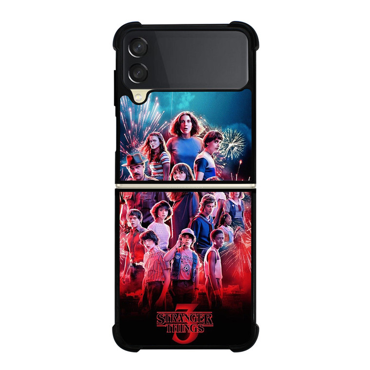 STRANGER THINGS 3 POSTER Samsung Galaxy Z Flip 3 Case Cover