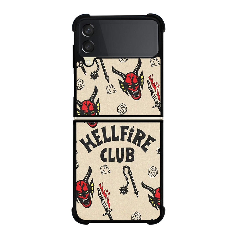 STRANGER THINGS HELLFIRE CLUB Samsung Galaxy Z Flip 3 Case Cover